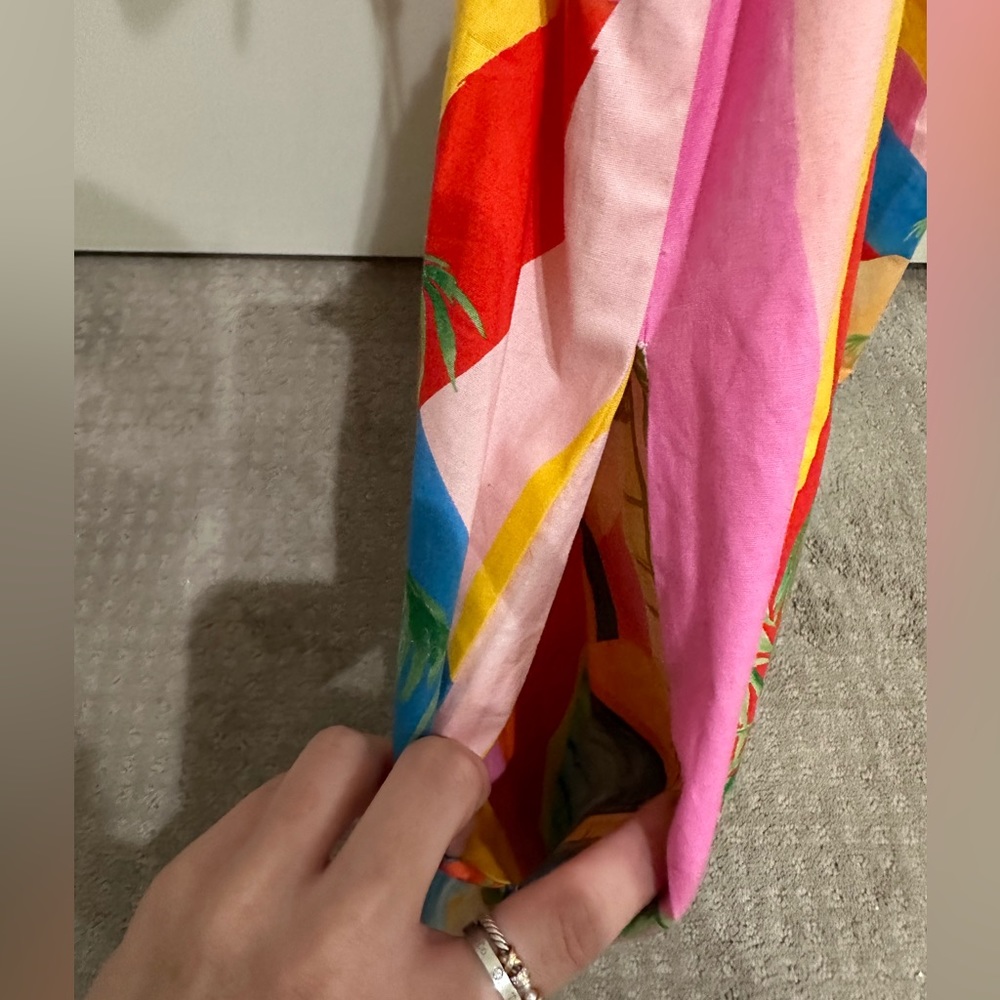Show me your Mumu small angel mini dress. Rainbow color. - Picture 4 of 6